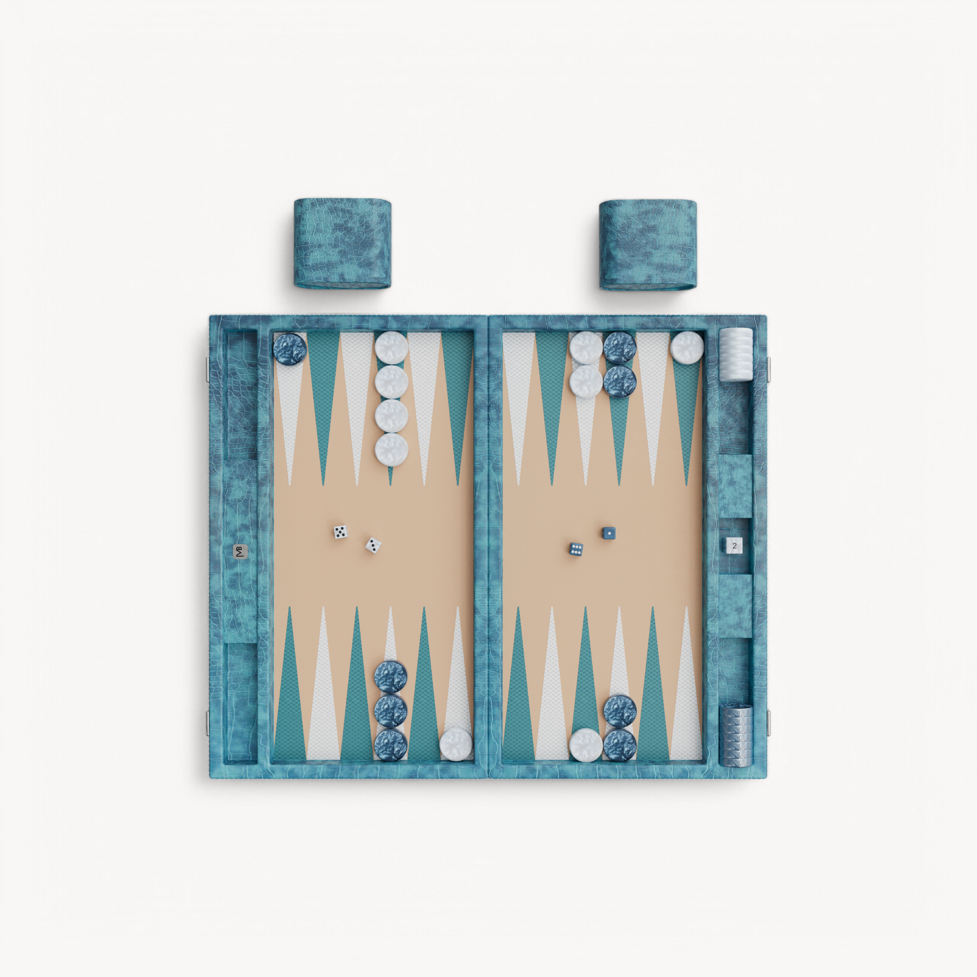 Signature Alligator Backgammon