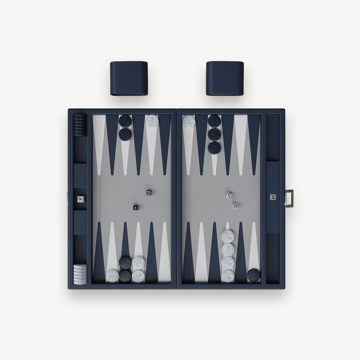 Backgammon Prestige - Azur