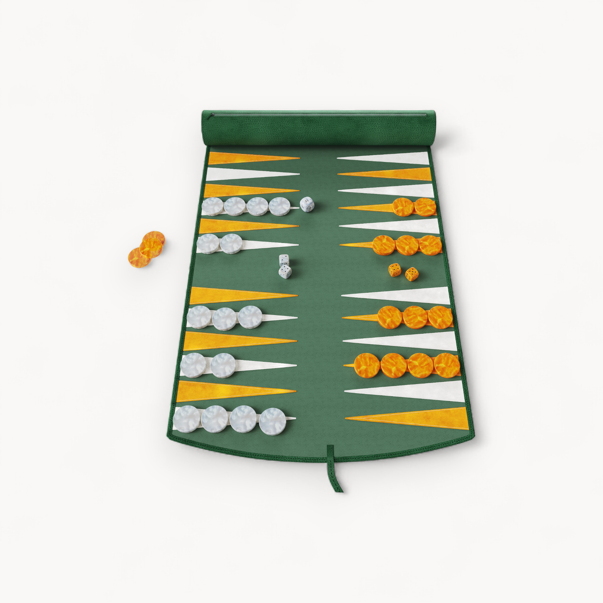 Travel Backgammon - Emerald