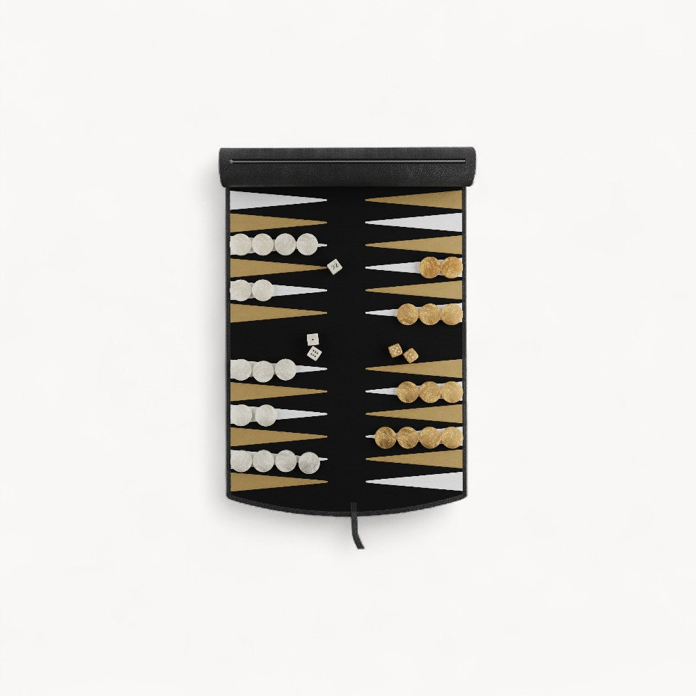 Travel Backgammon - Carbon Onyx