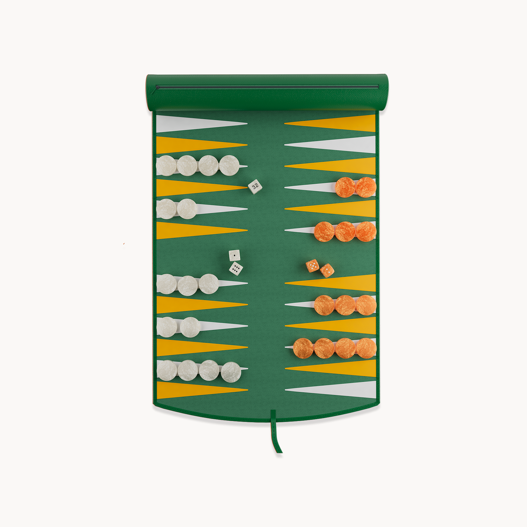 Travel Backgammon - Emerald
