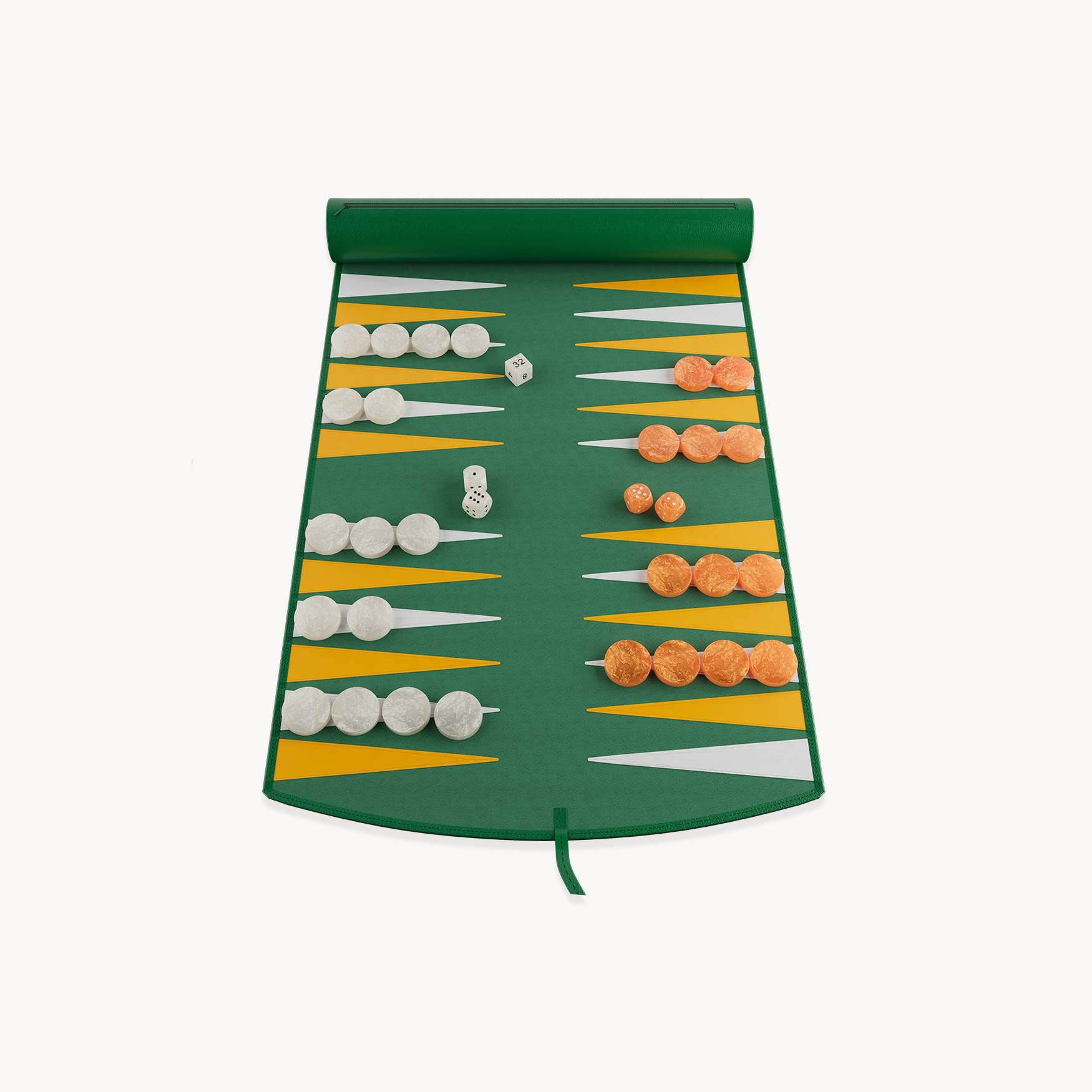 Le Backgammon de Voyage - Emeraude