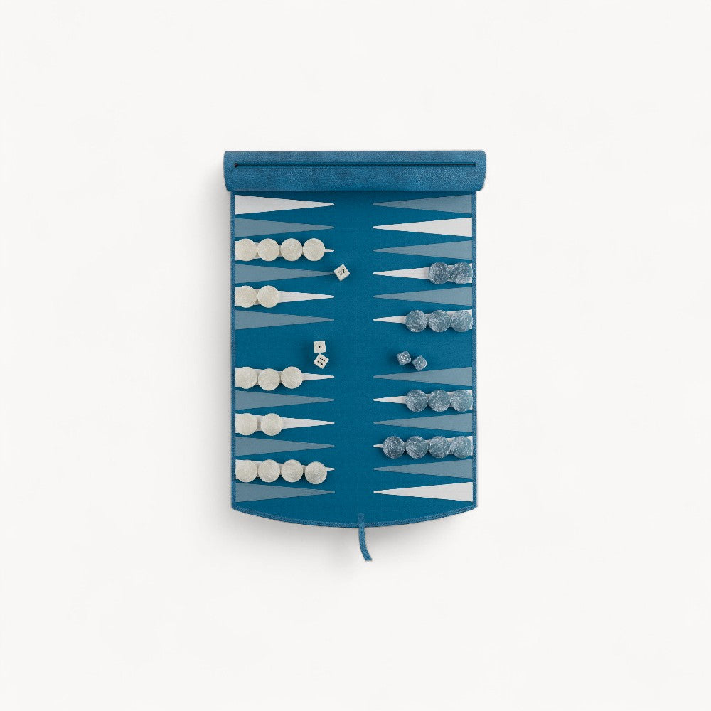 Travel Backgammon - Royal Blue