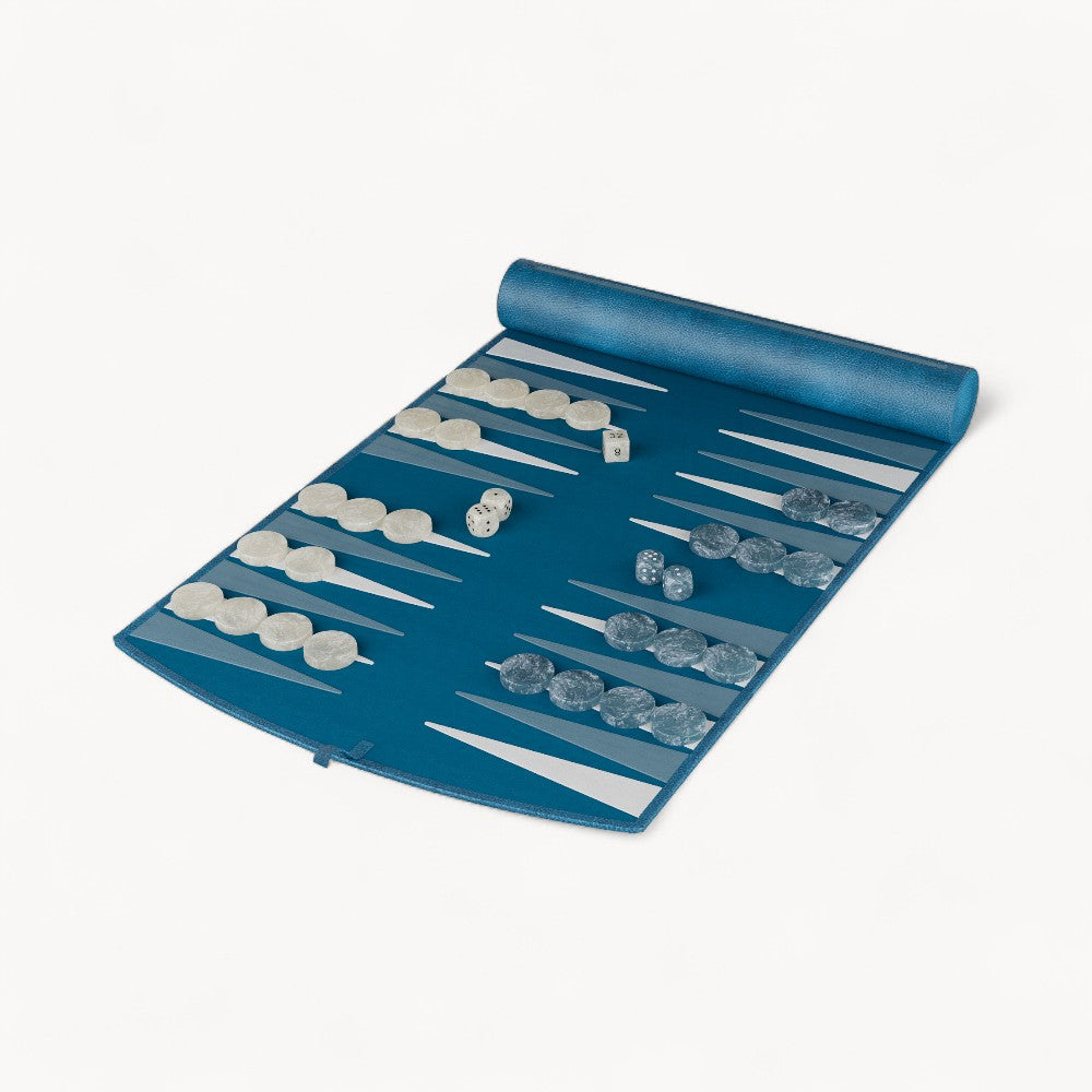 Travel Backgammon - Royal Blue