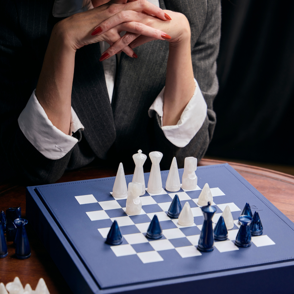 Échiquier Signature - Bleu Royal