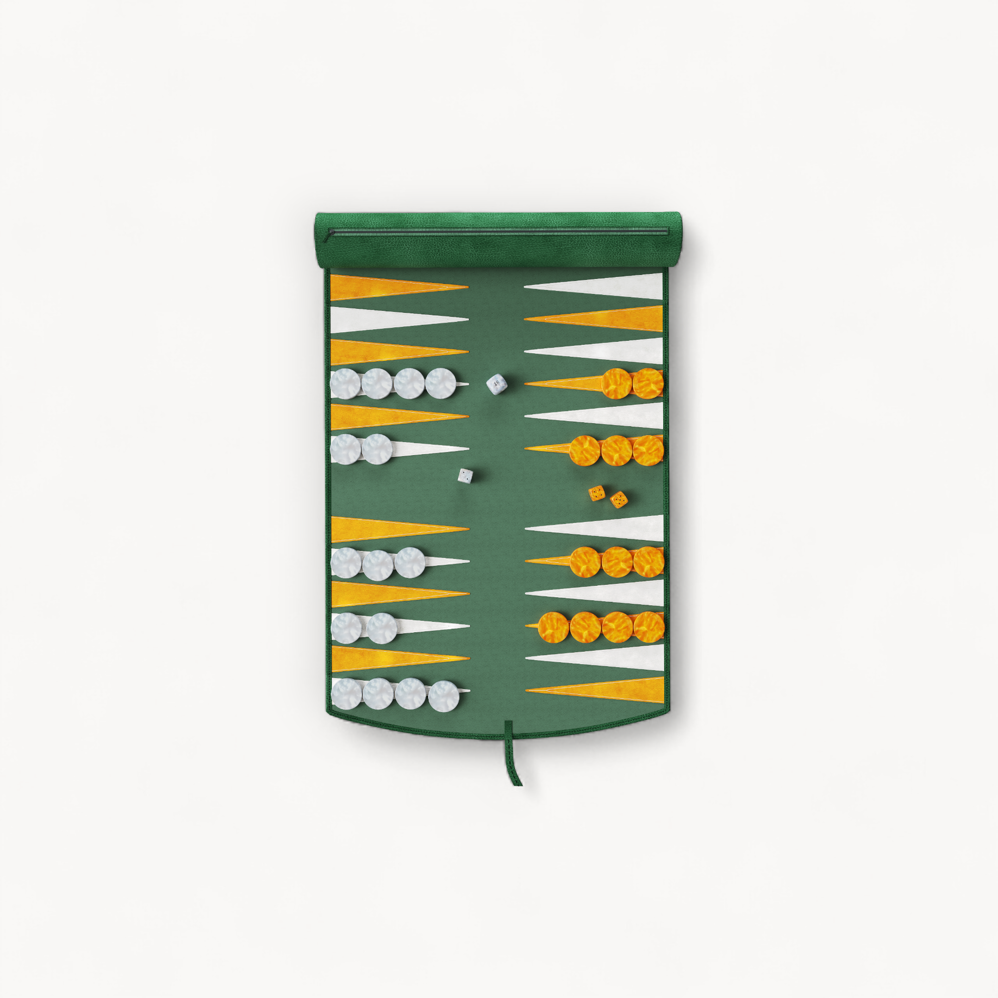Travel Backgammon - Emerald