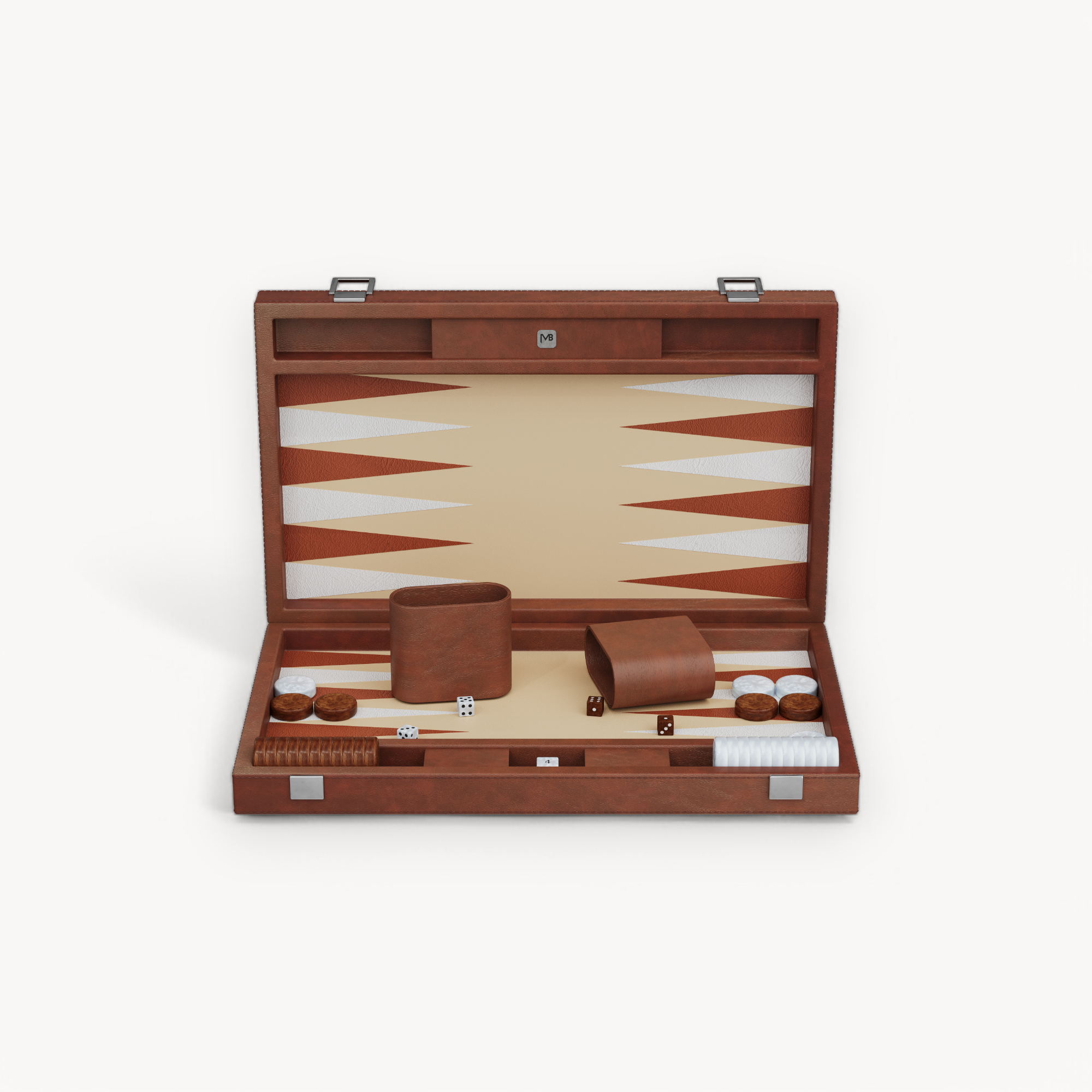 Alligator Backgammon - Essence Terracotta