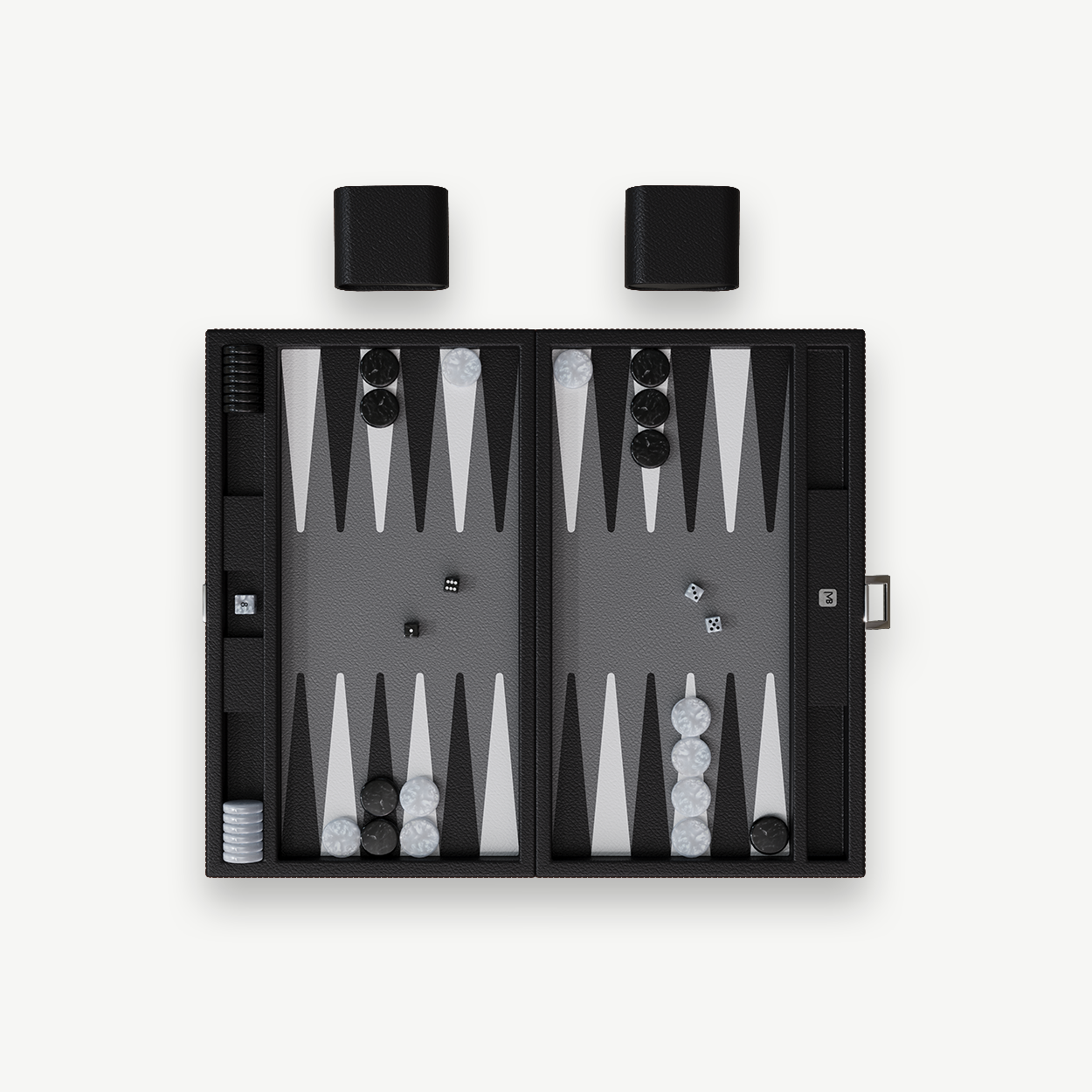 Backgammon Prestige - Basalte