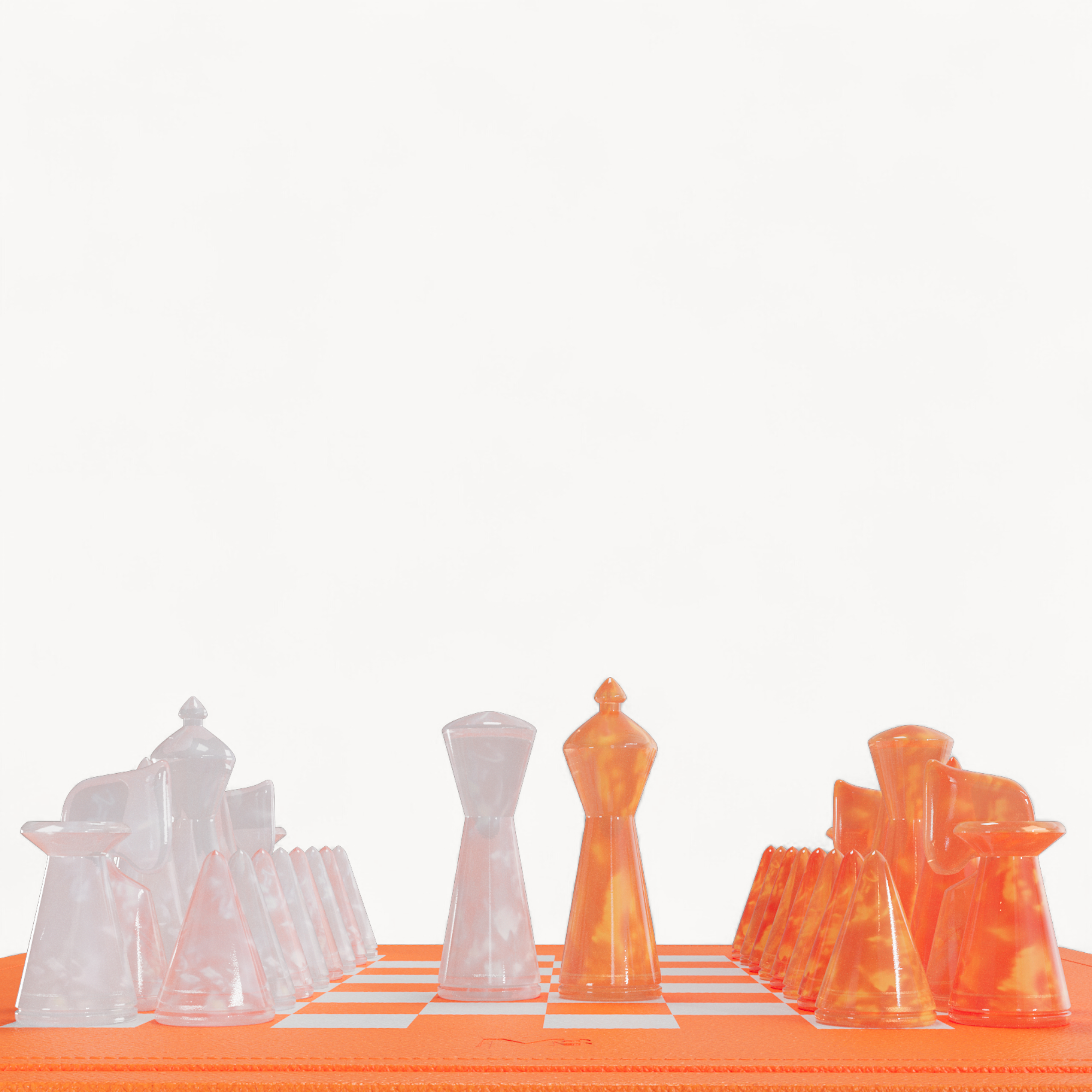 Signature Chess - Deep Amber