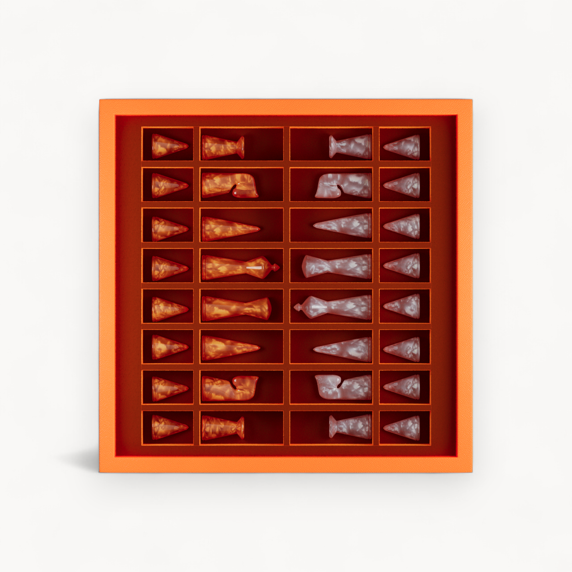 Signature Chess - Deep Amber