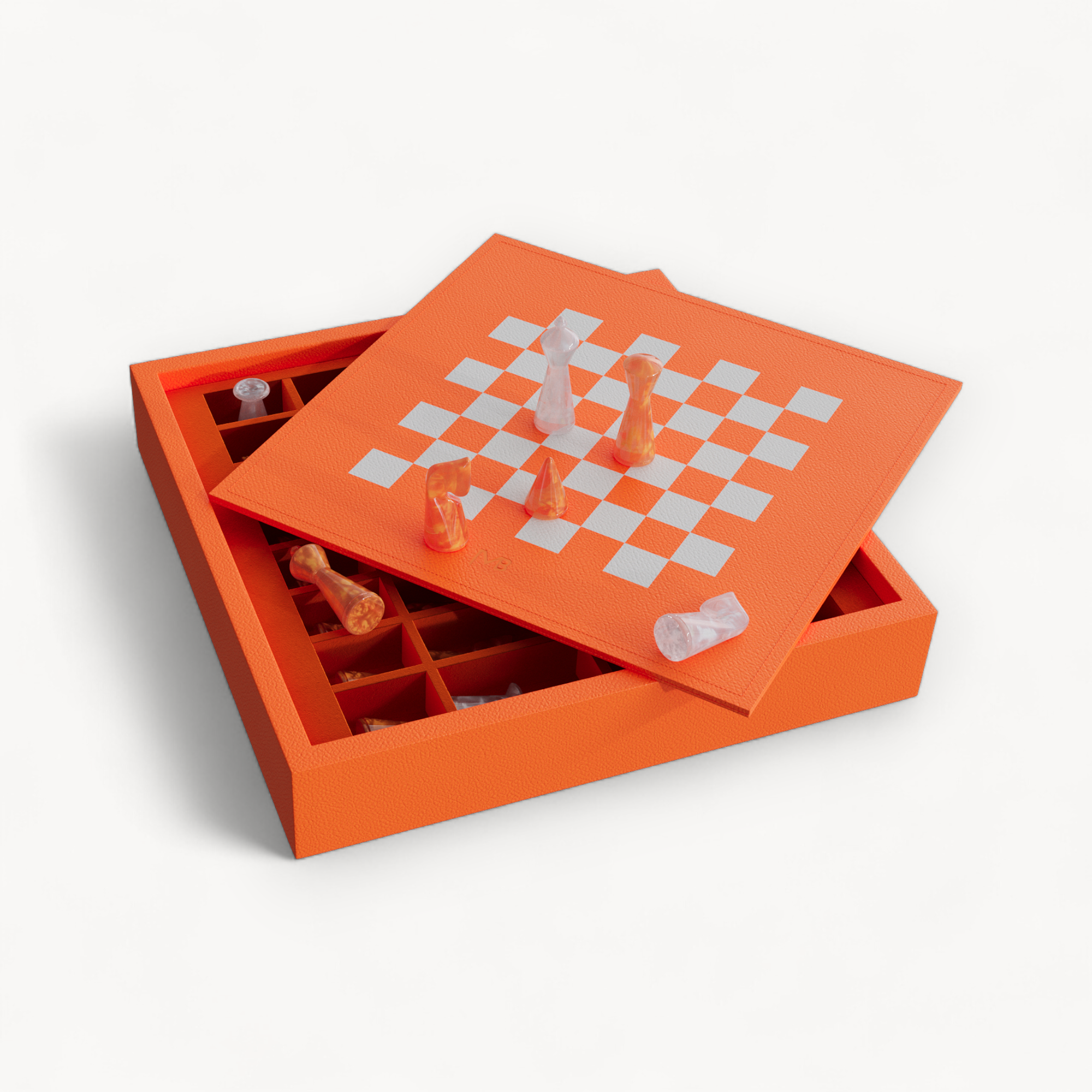 Signature Chess - Deep Amber