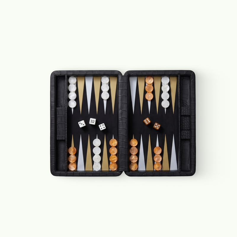 Pocket Backgammon, Carbon Onyx