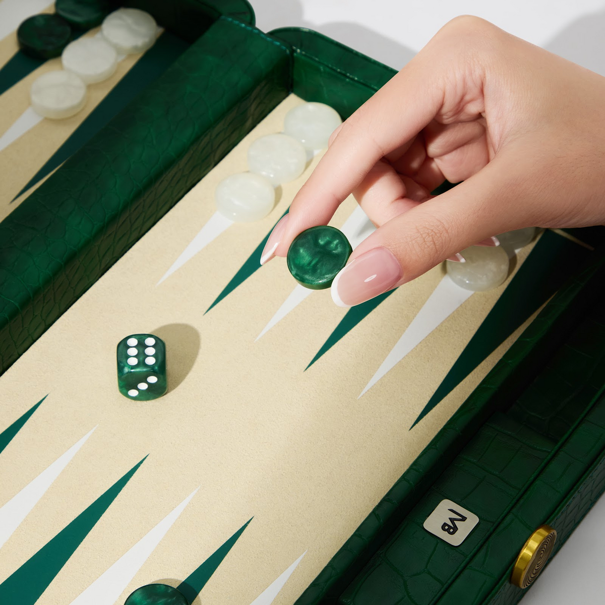 Pocket-Backgammon in Emerald