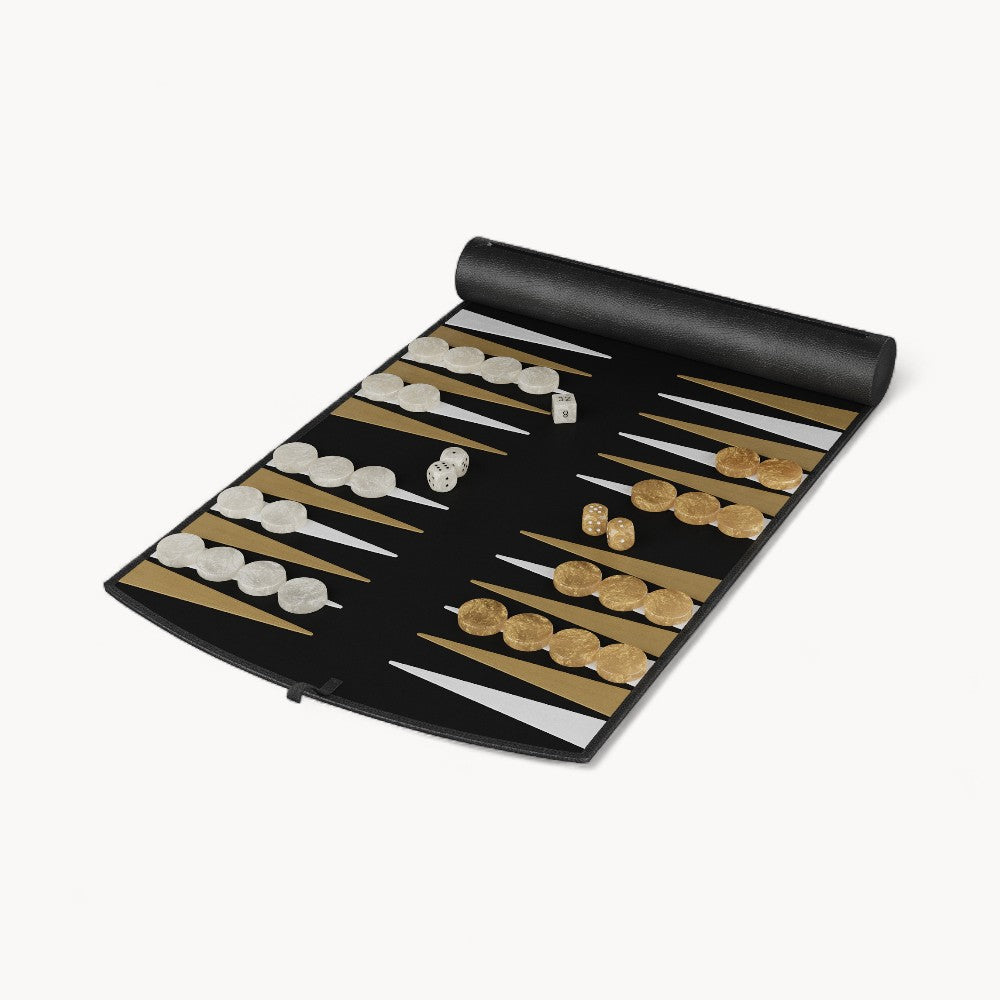 Travel Backgammon - Carbon Onyx