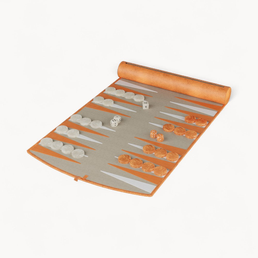 Travel Backgammon - Deep Amber