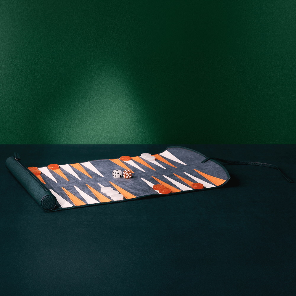 Travel Backgammon in Emerald