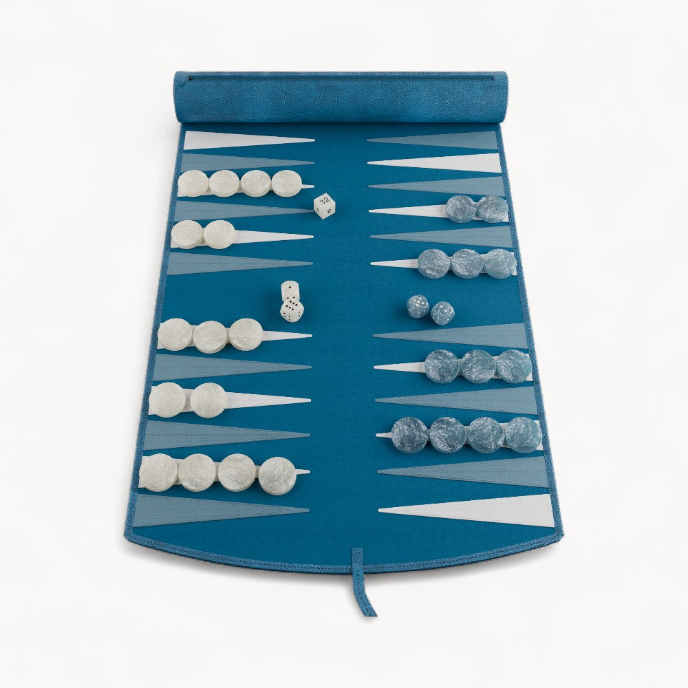 Travel Backgammon - Royal Blue