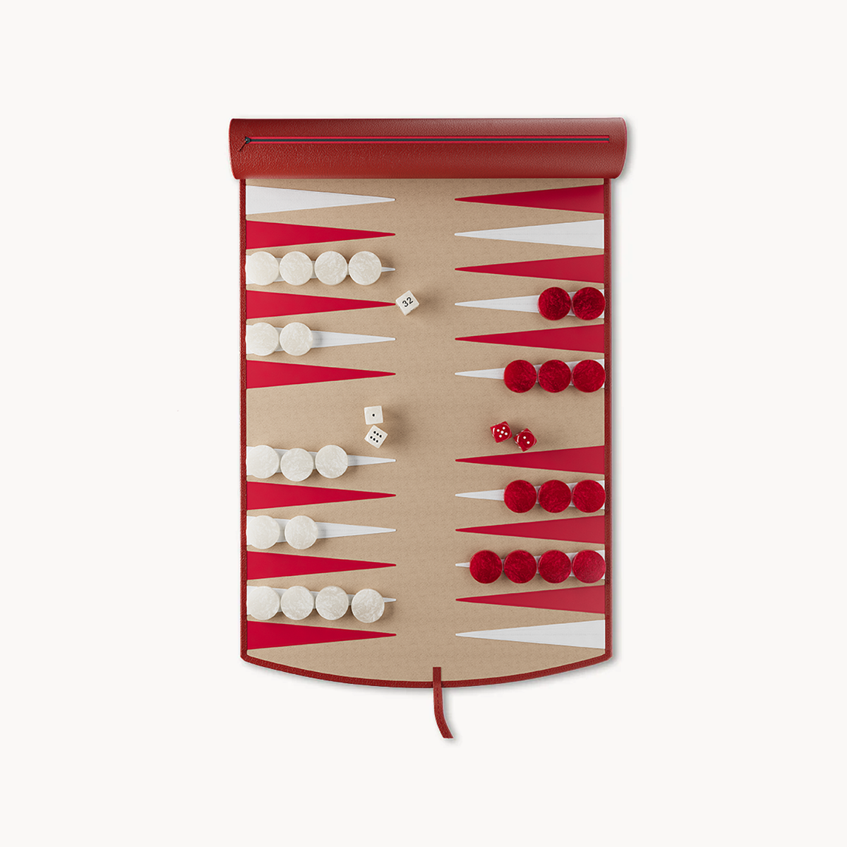 Travel Backgammon Rubis, open