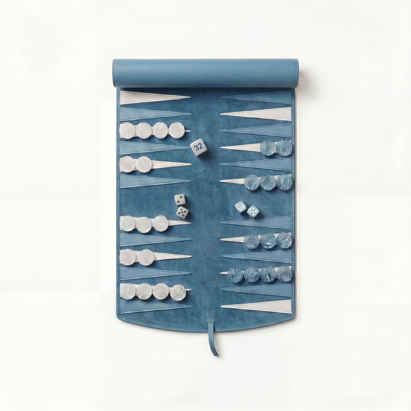 Travel Backgammon, Royal Blue